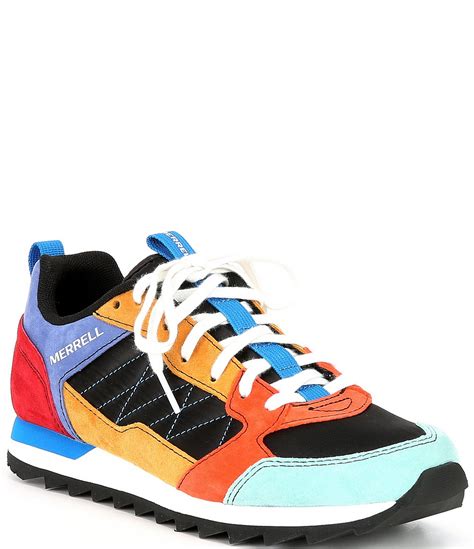 multicolor athletic sneakers for women